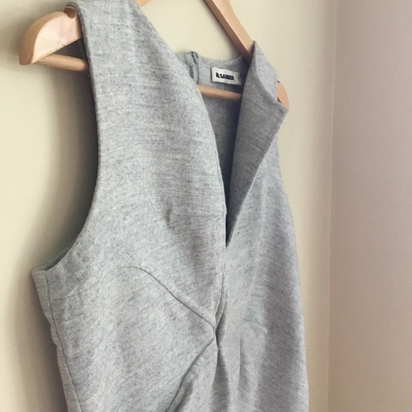 Jil Sander Wool Angora Blend Sleeveless Dress - Picture 10 of 10